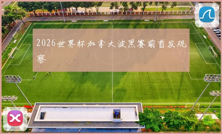 2026世界杯加拿大波黑赛前首发观察